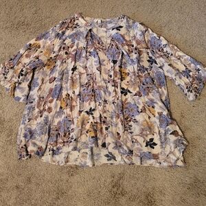 Floral Print Women's Top